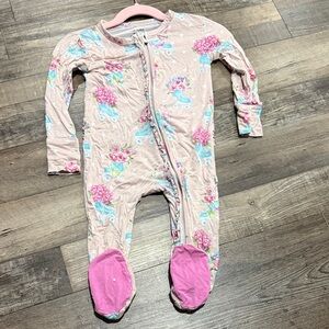 Floral Pink Kids One Piece